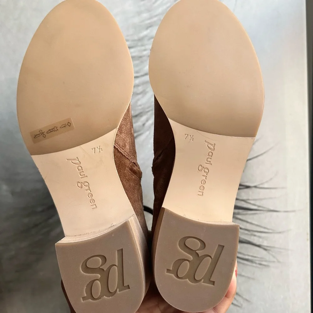 🌸PAUL GREEN🌸 Sante Zip Suede Bootie Size: 7.5UK - Picture 11 of 11